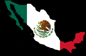 Mexico with flag