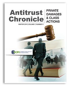 Antitrust Chronicle Private Damage & Class Actions 2016 - I. Private Damages & Class Actions