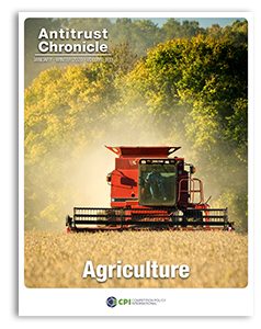 Agriculture Antitrust Chronicle JANUARY 2020 1 cover
