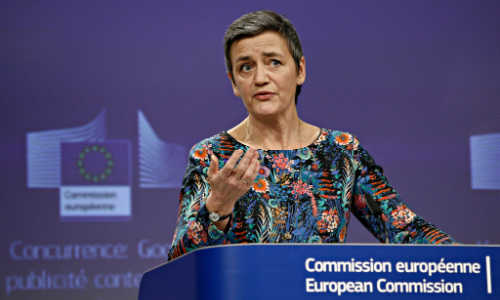 EU’s Vestager Looks To Redesign Amazon Website, Again